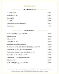 Piano Bar, The Oberoi menu 3