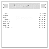 Shri Hanshraj Sweets menu 1