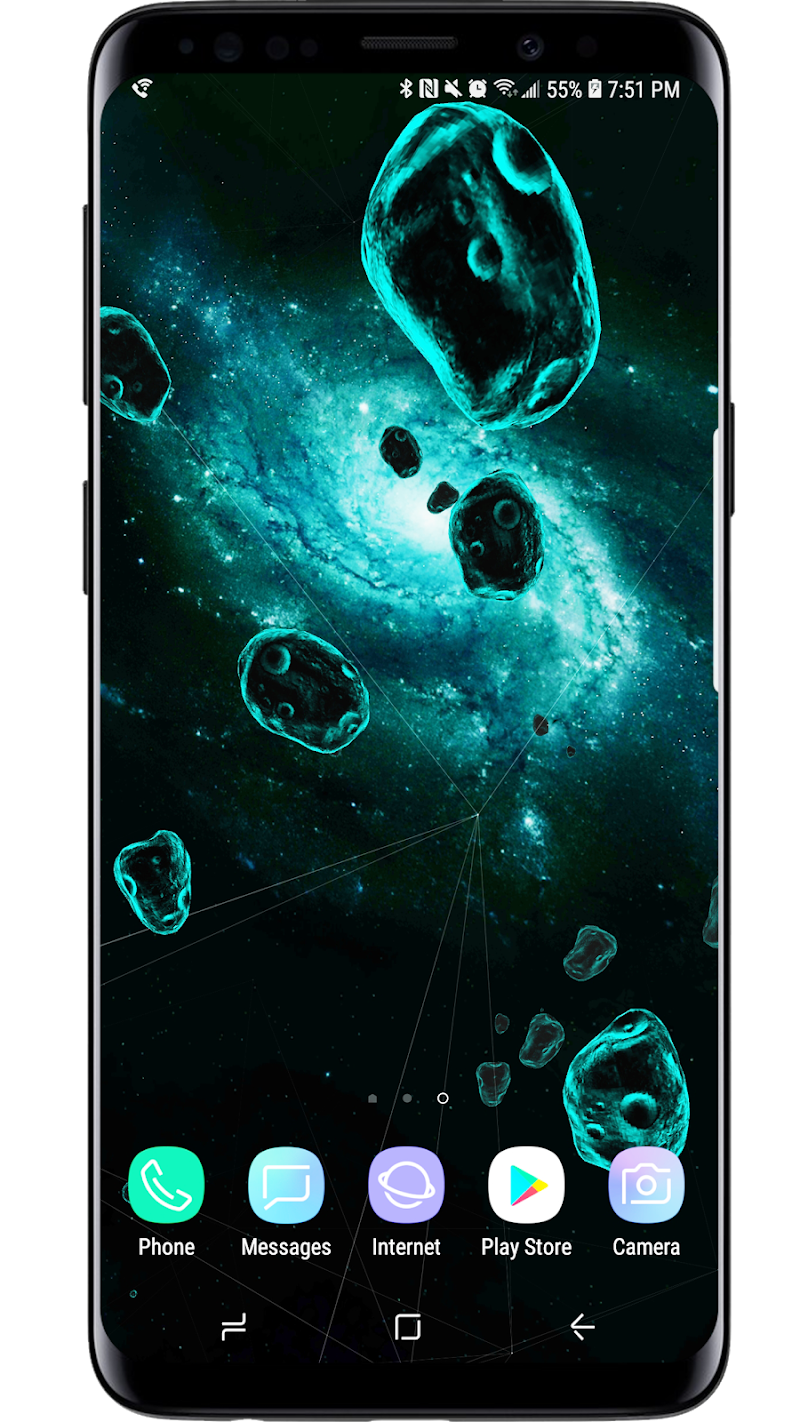 Скриншот Gyro Space Particles 3D Live Wallpaper