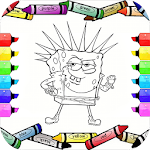 Cover Image of Download Coloring Sea Spons 1.0 APK