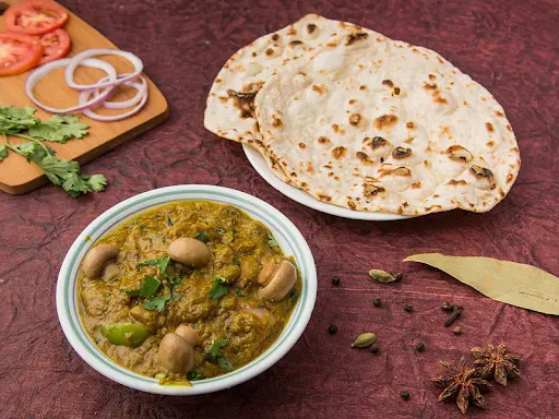 Mushroom Masala With 2 Roti