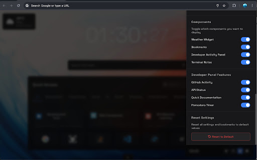 Developer Workspace screenshot 4