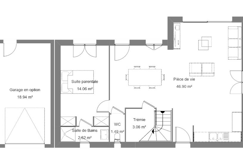  Vente Terrain + Maison - Terrain : 1 000m² - Maison : 95m² à Puget-sur Argens (83480) 