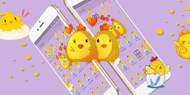 Cute Chick Couple Theme(圖4)-速報App