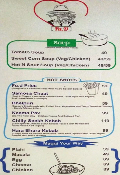 Fu.D menu 