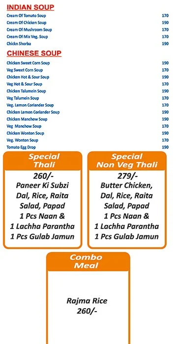 Raj 31 Delhi Foods Corner menu 