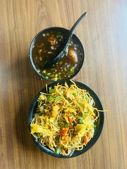 Chicken Manchurian Noodles