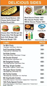 The Pizza Delights menu 2