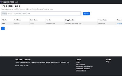 Pack N Track Tracking Importer