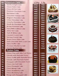 Bakers Flavour menu 2