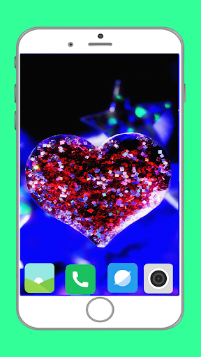 Blue Heart Full HD Wallpaper