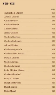 Shrinidhi's Hyderabadi Spice menu 5