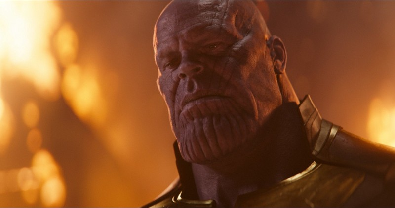 Thanos of the Marvel Avengers Movies