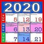 Cover Image of Download English Calendar 2020 India 1.2 APK