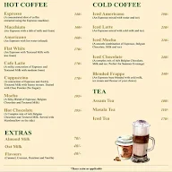 Coffeehive menu 1