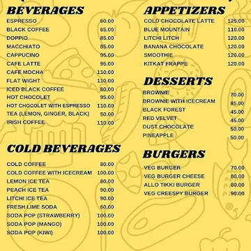 Kekiz Cakes & Cafe menu 