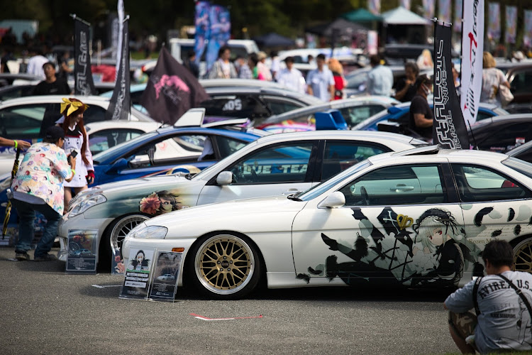 ソアラのちょうど良い車高・一眼・痛車・EXPO痛車天国に関するカスタム事例の投稿画像2枚目
