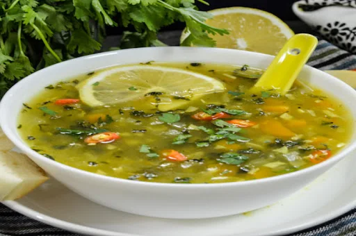 Lemon Coriander Veg Soup