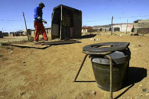 The bulk of bucket toilets are in informal settlements, with 11001 that exist in formal areas.