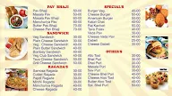 Sri Mahaveer Ice Cream Parlour & Chat Centre menu 1