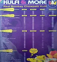 Kulfi & More menu 1