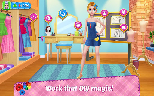 DIY Fashion Star - Design Hacks Clothing Game screenshots 17