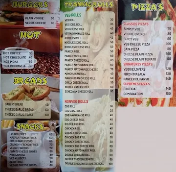 Cafe Creme menu 