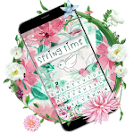 Cover Image of Tải xuống Chủ đề bàn phím Springtime Flowers 2.0 APK