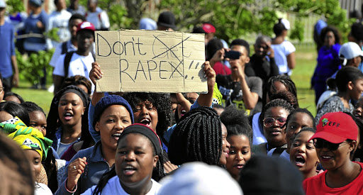 University students protest against rape. Violence against women is on the rise in our country while stereotype are perpetuated by ill-constructed messaging.