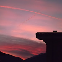 Tramonto in montagna di 