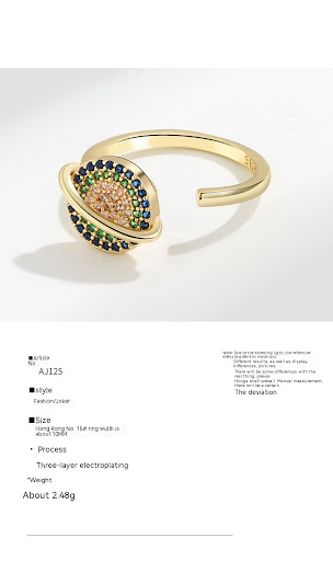 Title 4, European and American planet rotating ring desi...