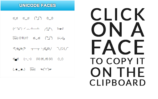 Unicode Faces