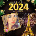 New Year 2024 Photo Frame