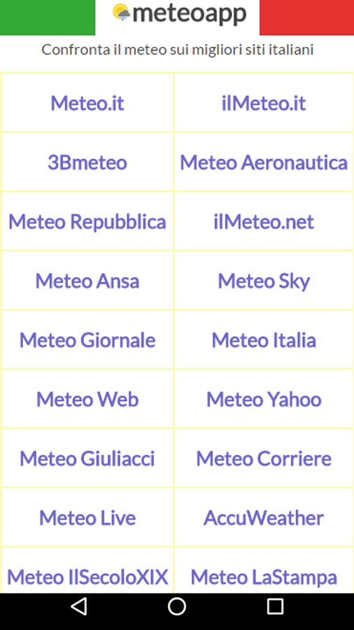 MeteoApp - Previsioni Meteo Screen 3