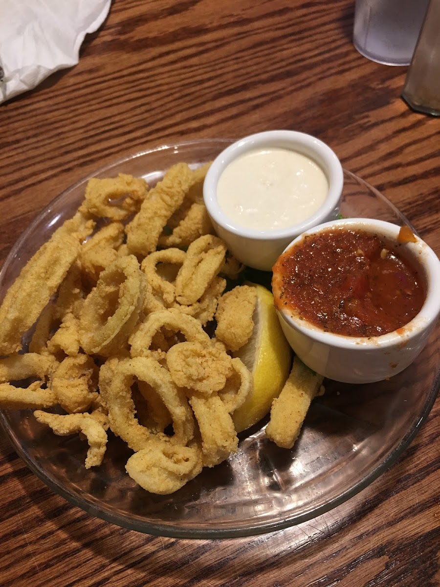 Fantastic and tender GF Calamari