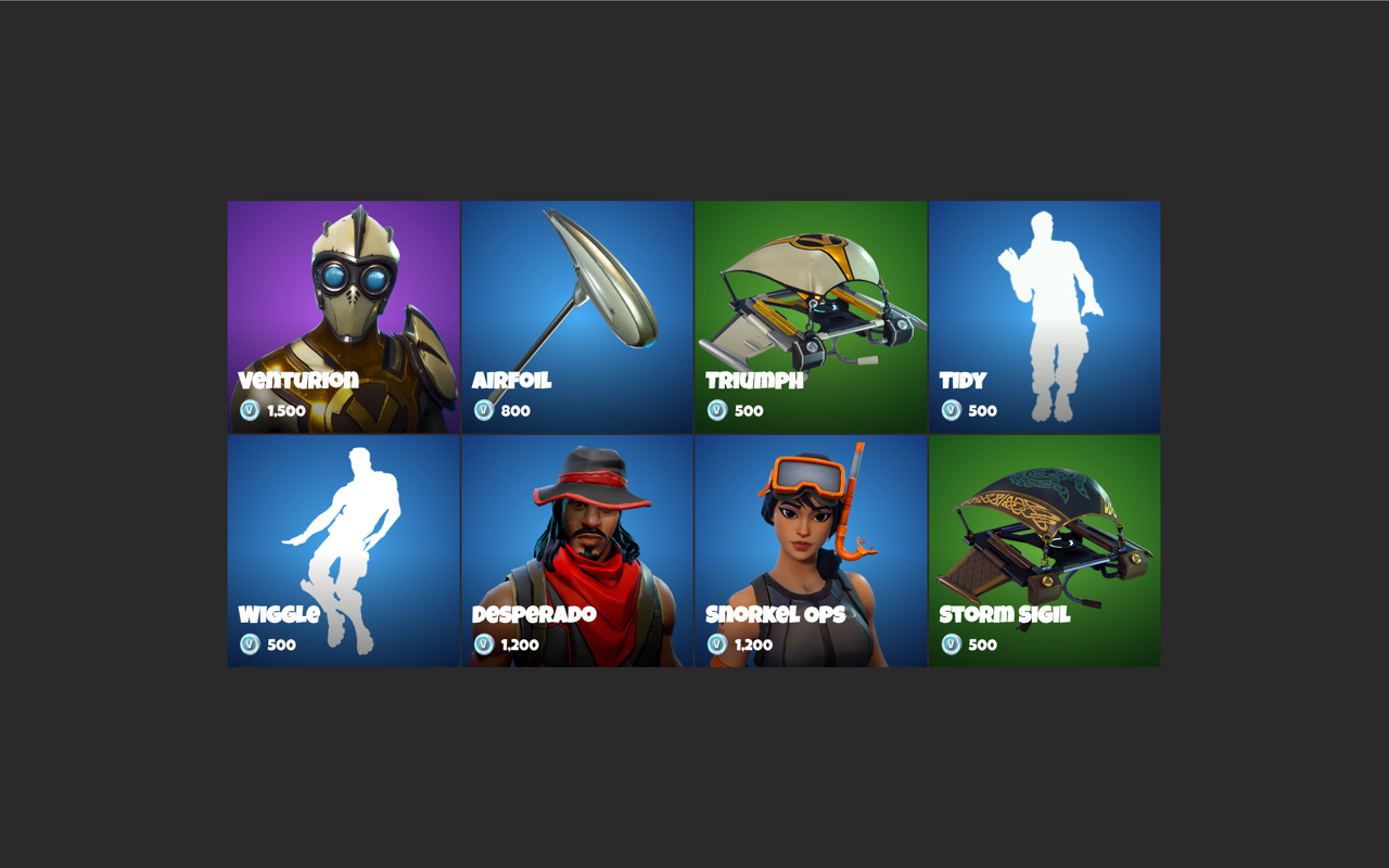 Fortnite - New tab - Current item shop Preview image 3