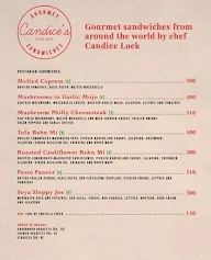 Candice's Gourmet Sandwiches menu 6
