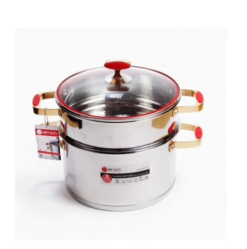 Nồi hấp Inox 304 Red Velvet 24cm