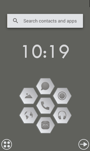 Hexa Gray for Smart Launcher