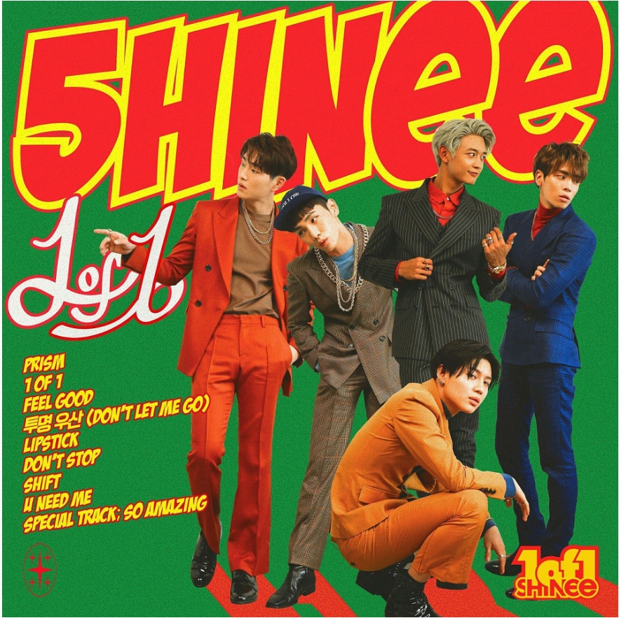 Image: Tracklist for SHINee's "1 of 1" album / SM Entertainment