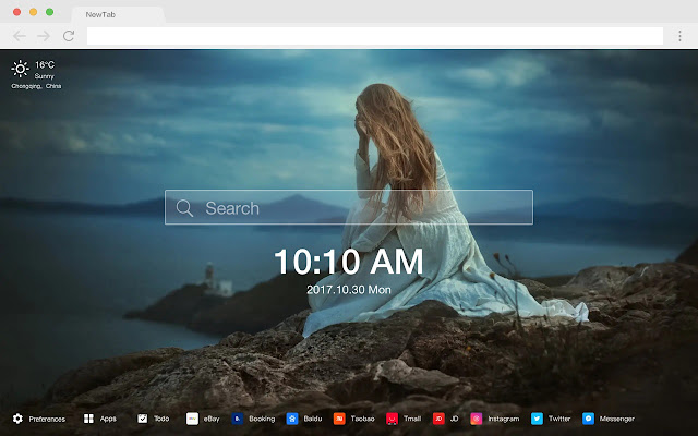 Mood New Tab HD Popular Photography Theme