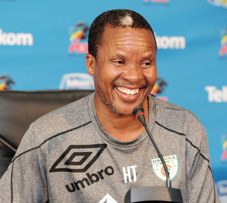 Baroka FC head coach Kgoloko Thobejane during 2017 Telkom Knockout Baroka FC press conference at PSL Offices in Parktown ,Johannesburg South Africa on 02 November 2017.