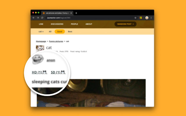 Joyr chrome extension