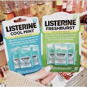 Miếng Ngậm Thơm Miệng Listerine Pocketpaks (3Hộp)