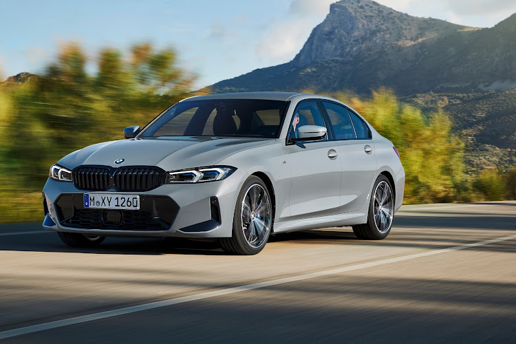 The refreshed BMW 3 Series features a significant facial realignment that's in line with the company's latest corporate suit. Picture: SUPPLIED