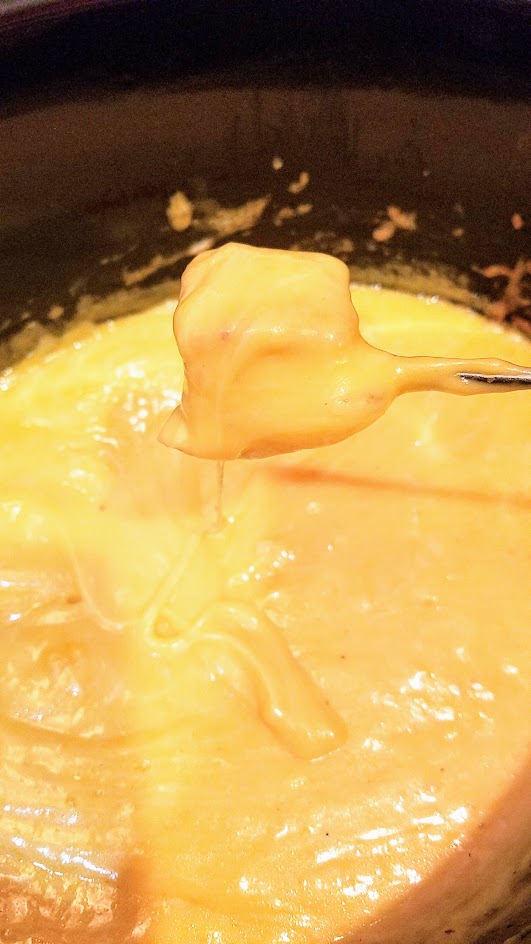 Cheddar and Swiss Fondue Recipe