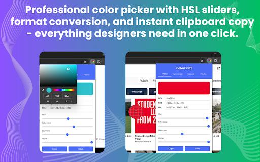 ColorCraft — Color picker and Eyedropper