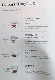 Third Wave Coffee menu 1