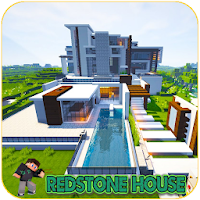 Maps Redstone House - Modern Mansions