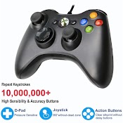 Tay Cầm Chơi Game Có Dây Xbox 360 - Tay Cầm Chơi Game Pc, Laptop, Smart Tivi, Tv Box - Dc4688